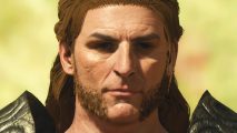 Dragon's Dogma 2 Steam reviews plummet to 'mixed' amid performance issues and microtransaction concerns - A man with long brown hair and thick mutton-chop sideburns.
