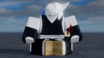 A Roblox Peroxide codes figure meditates